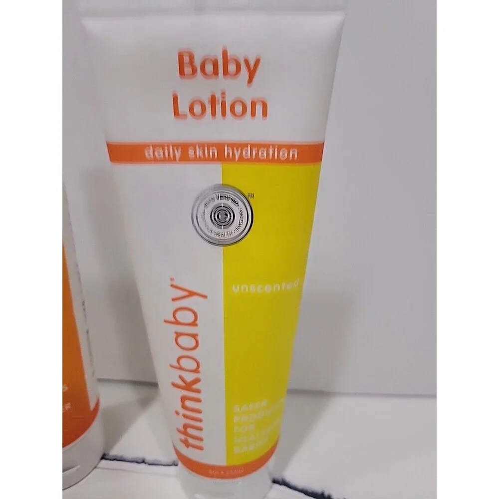 Set of Thinkbaby Baby Shampoo & Body Wash for Sensitive Skin & Body Lotion HB2